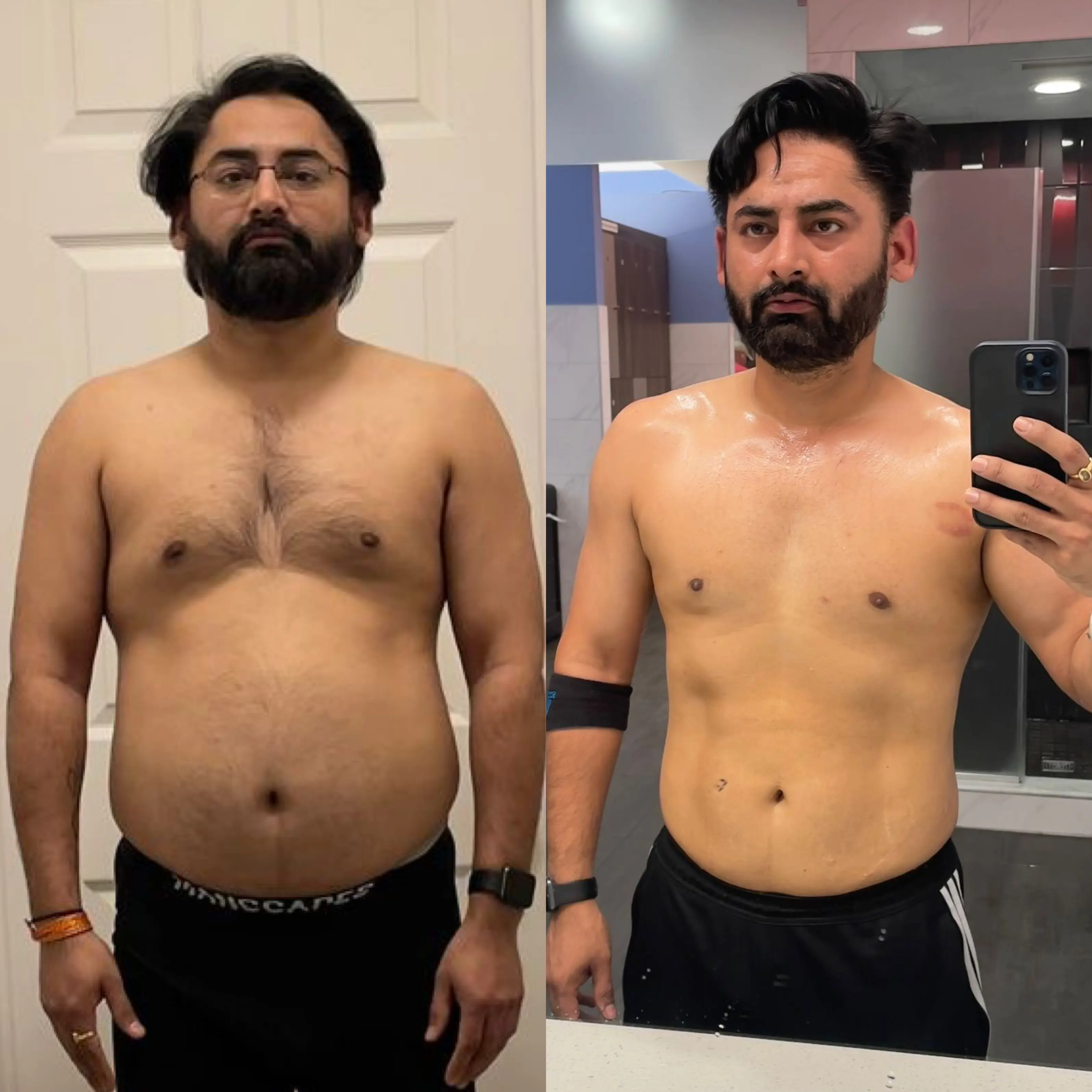 Harry 20LBS 12 Weeks transformation